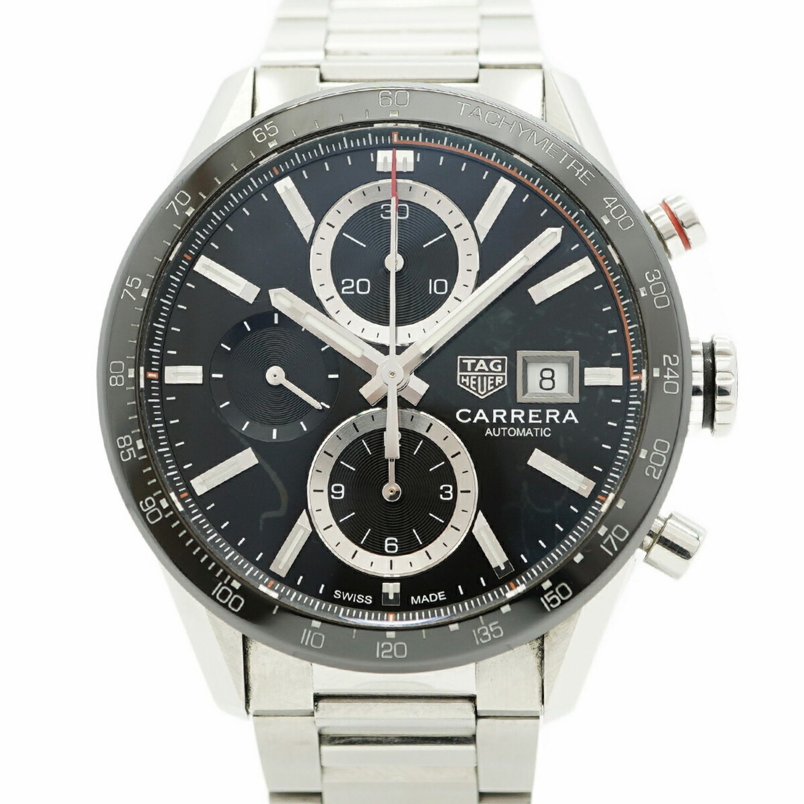 タグホイヤー カレラ CBM2110 黒文字盤腕時計 メンズ