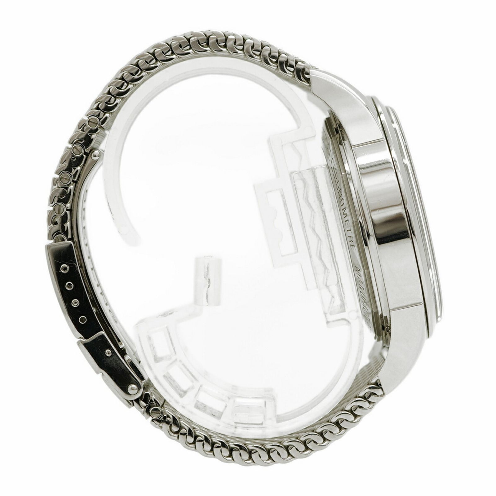 シルバー文字盤腕時計 メンズ