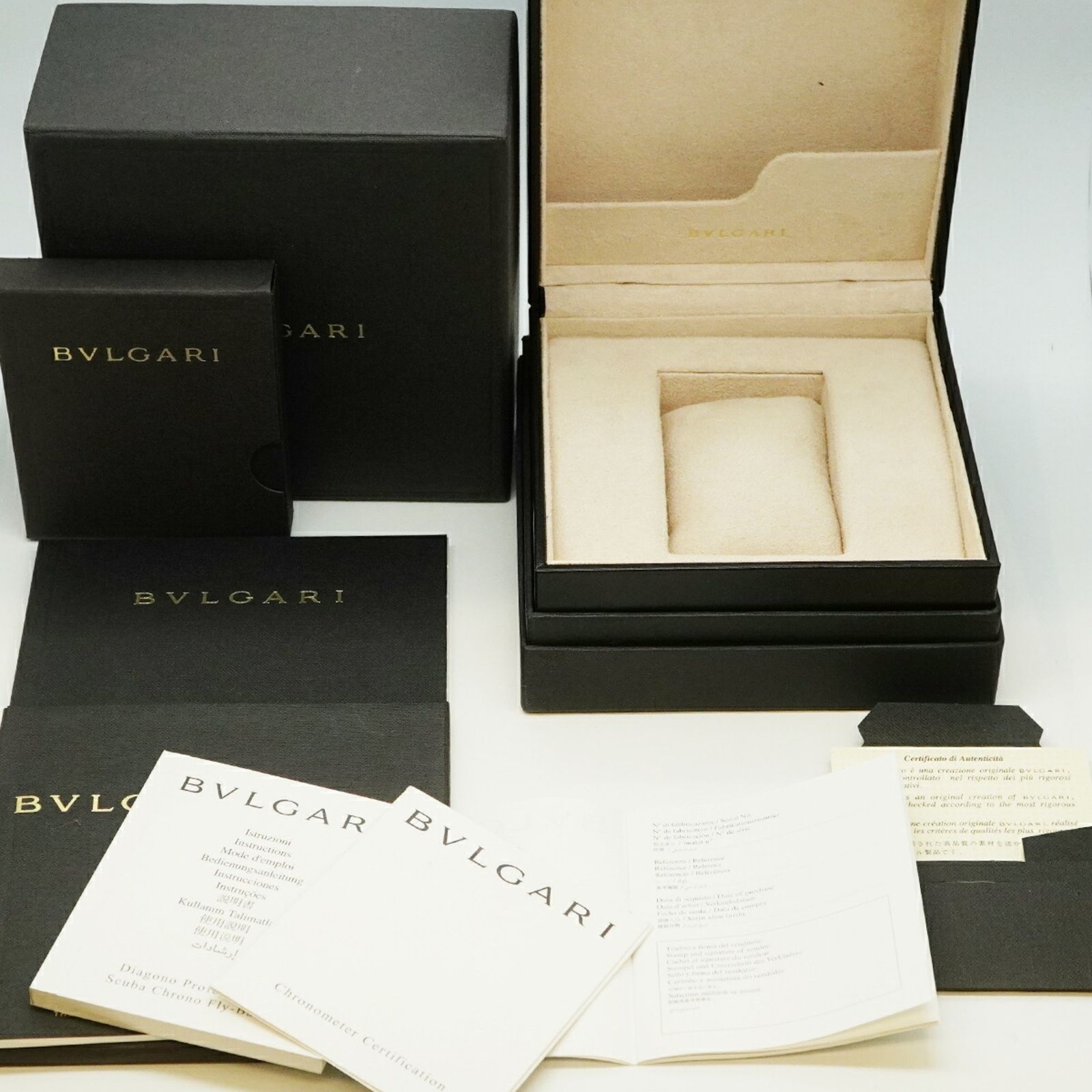  ブルガリ ディアゴノスクーバ SC40S 黒文字盤腕時計 メンズ ロゴ入り 自動巻き時計 腕時計(アナログ)