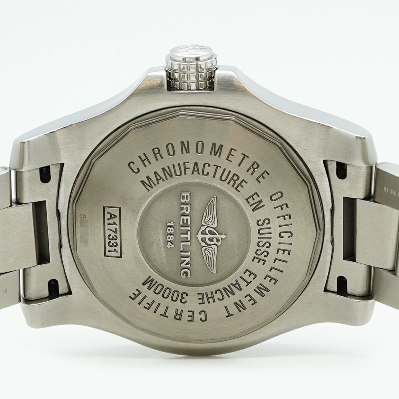  ブライトリング アベンジャー II シーウルフ A17331 黒文字盤腕時計 メンズ きちんと感 自動巻き時計 腕時計(アナログ)