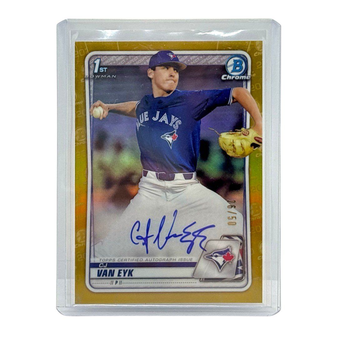 TOPPS MLBカード BOWMAN CHROME 1 ST CJ VAN EYK TORONTO BLUE JAYS 50 CDA CV IT