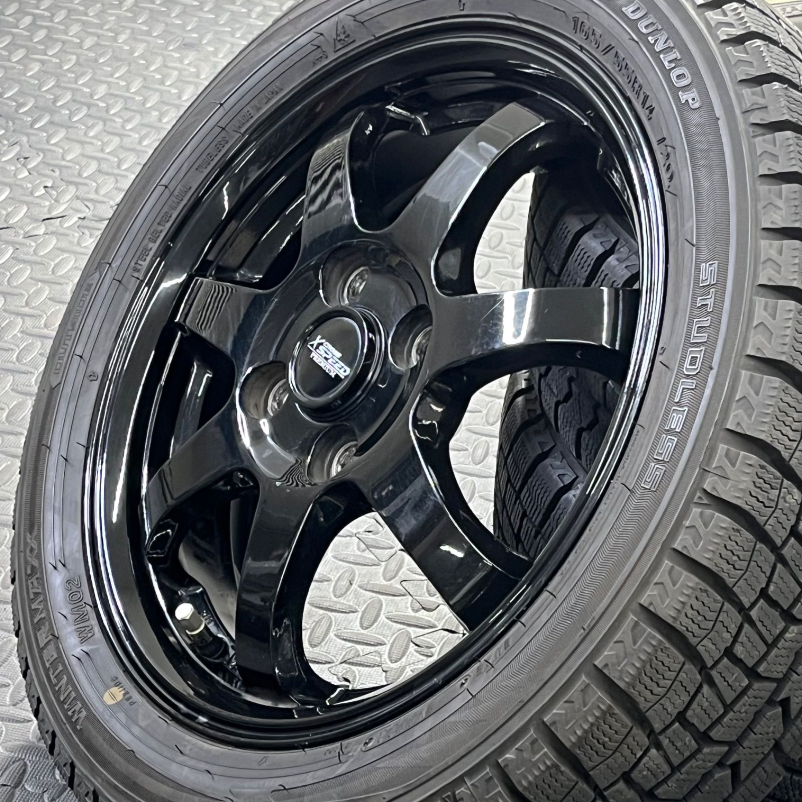 22年製 165/55R14 ダンロップ ウインターマックスWM02 ホットスタッフ