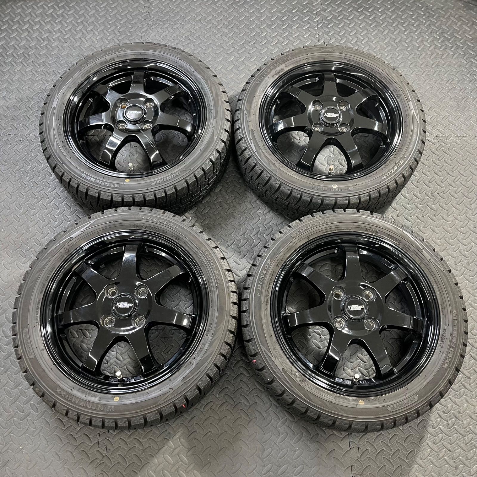 22年製 165/55R14 ダンロップ ウインターマックスWM02 ホットスタッフ