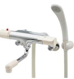 ♥ ｶｸﾀﾞｲ 173 110 ｻｰﾓｽﾀｯﾄｼｬﾜ混合栓