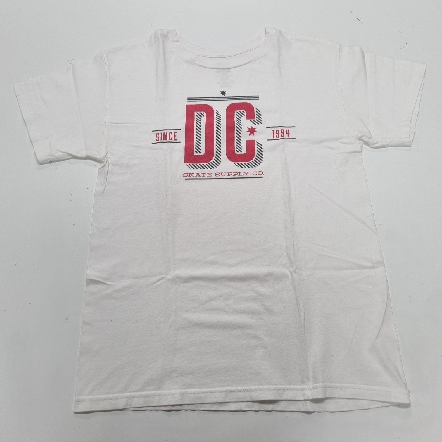 90s 00s DC SHOES TEE 半袖 Mサイズ WHITE ホワイト USA プリントT 