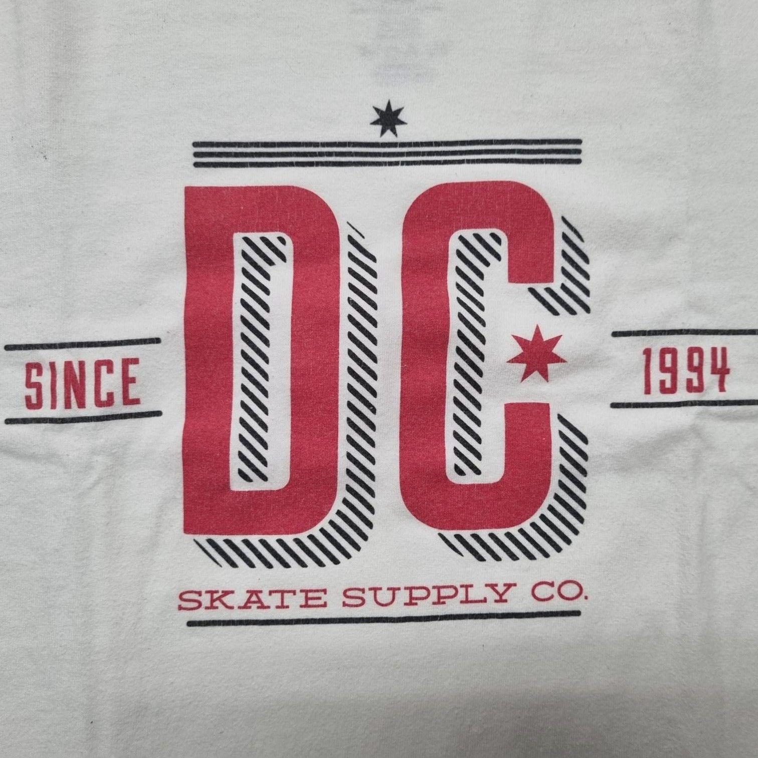 90s 00s DC SHOES TEE 半袖 Mサイズ WHITE ホワイト USA プリントT 