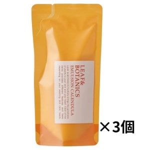 LEAFu0026BOTANICS エマルジョン カレンデュラ（詰替用）：90ml入【×3個】 松山油脂