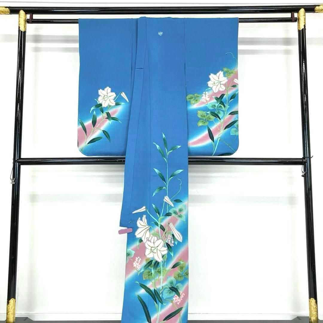 着物と帯 時流 O 24304 七五三 7才女の子着物 手描き友禅 取扱品