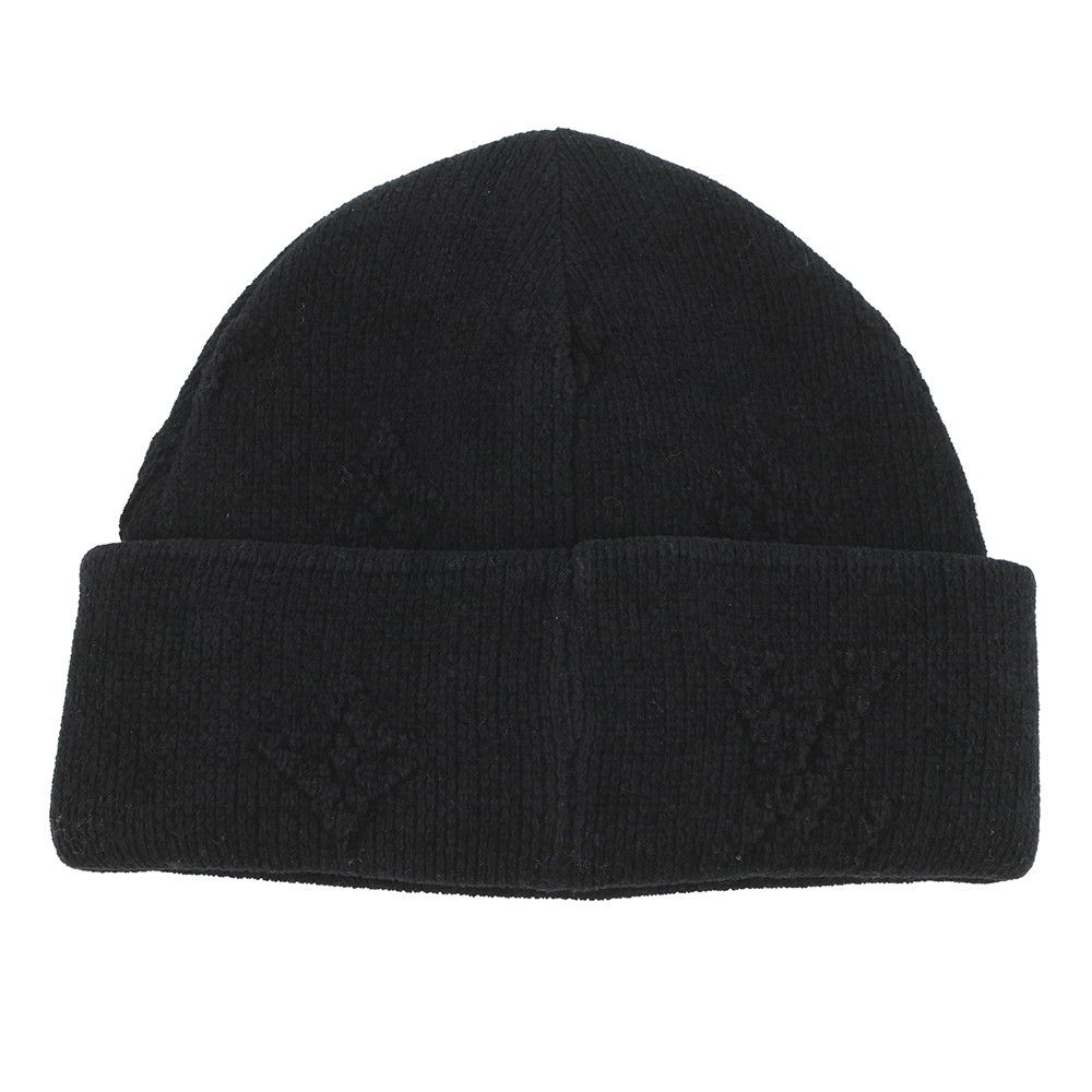 ルイヴィトン ニット帽 ビーニー・LV クラッシュ モノグラム コットン