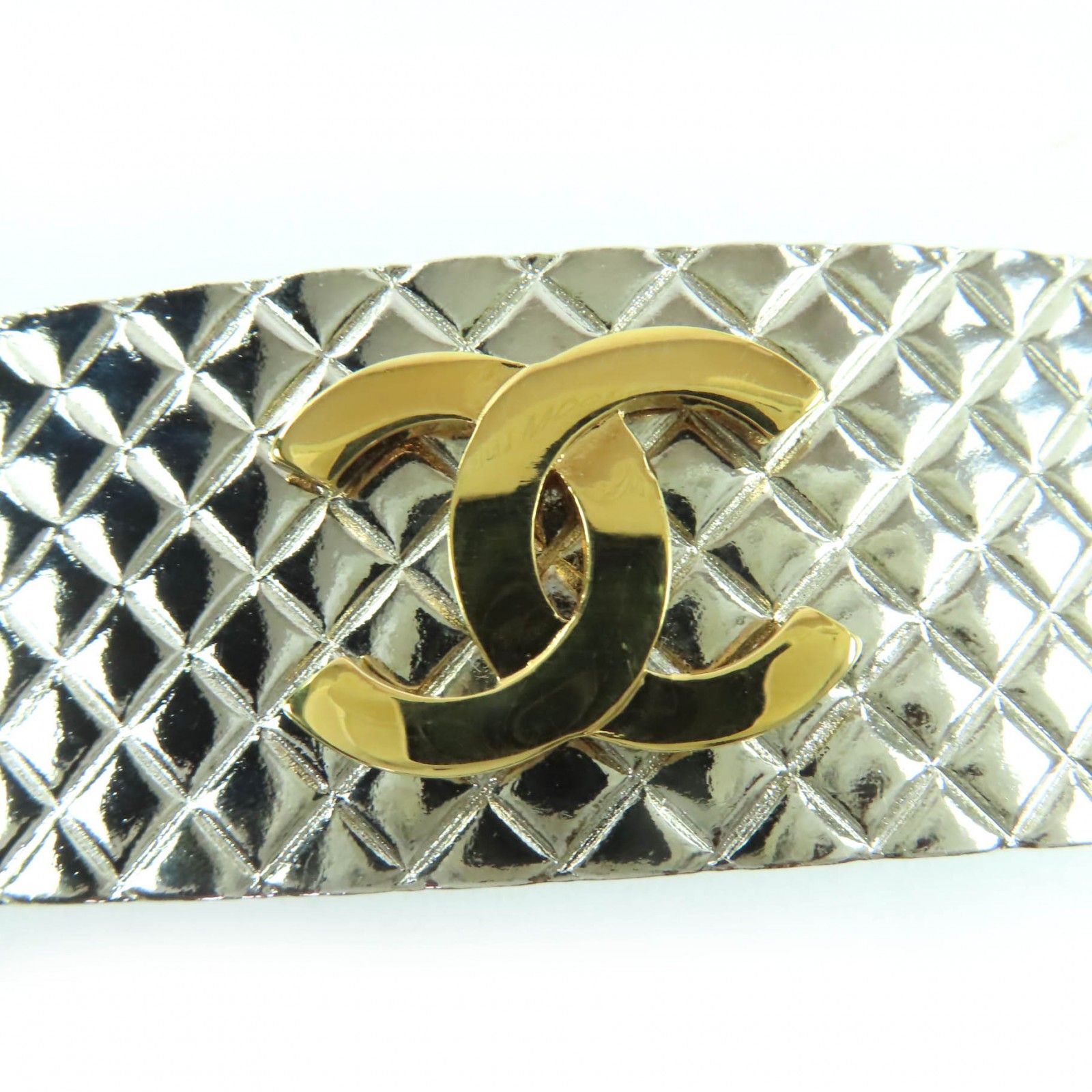 美品☆CHANEL シャネル ヴィンテージ 98P メタル ココマーク バレッタ