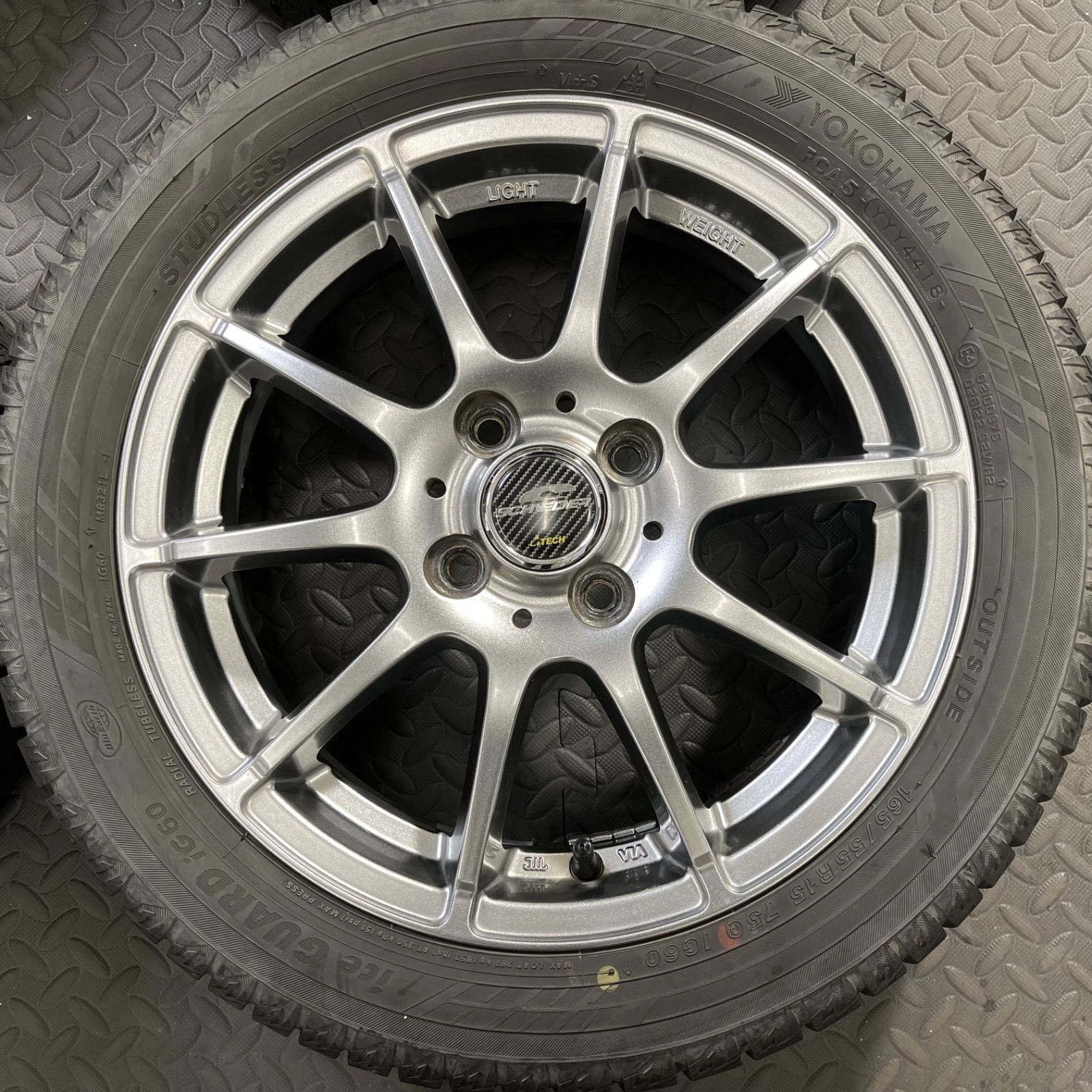 18年製 165/55R15 ヨコハマ アイスガードIG60 A-TECH シュナイダー 
