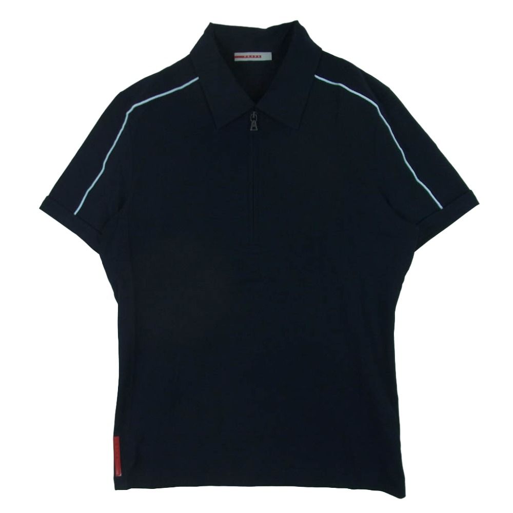 PRADA SPORTS プラダスポーツ 00s パイピング ハーフジップ 半袖 