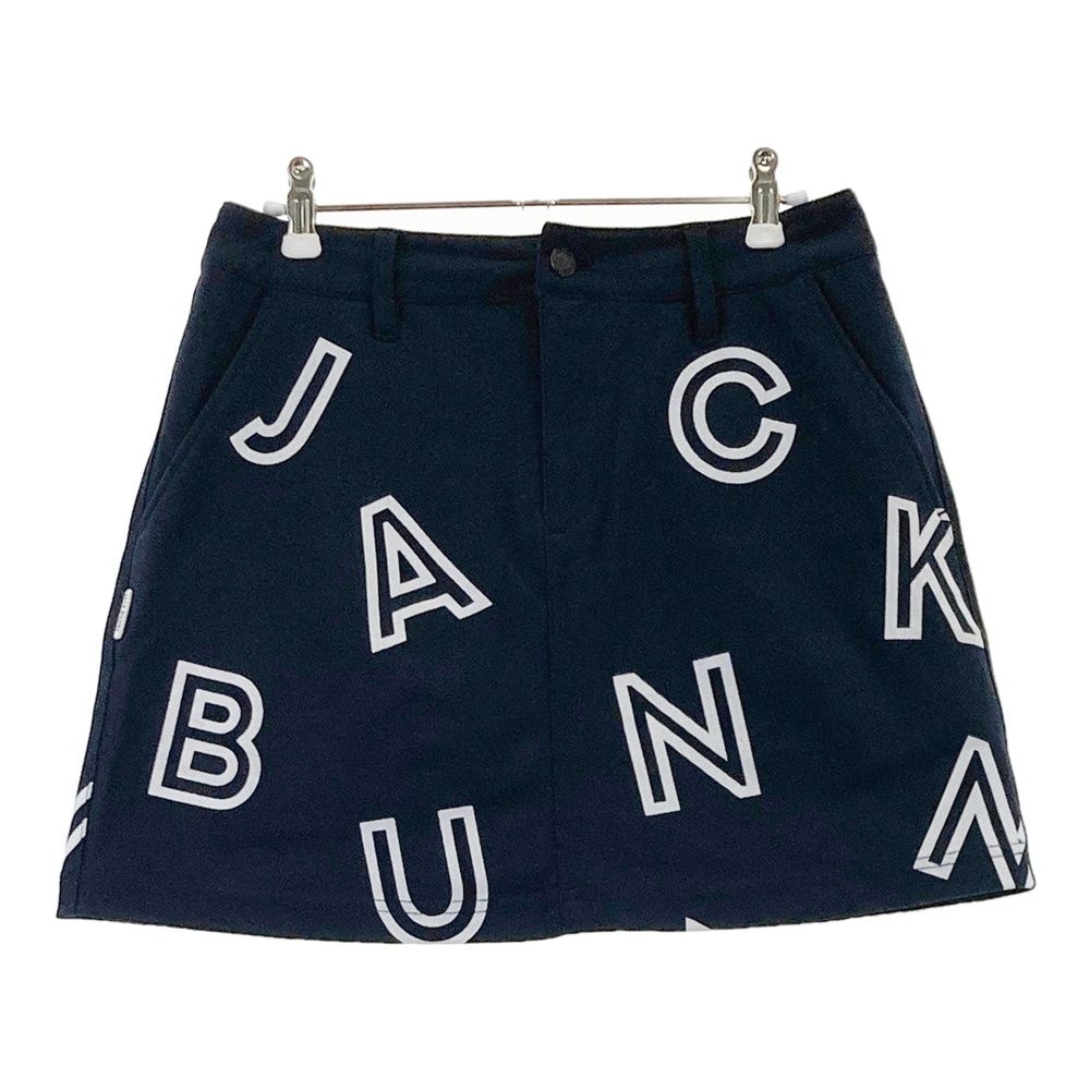 サイズ：2 JACK BUNNY ジャックバニー インナー付スカート ネイビー系