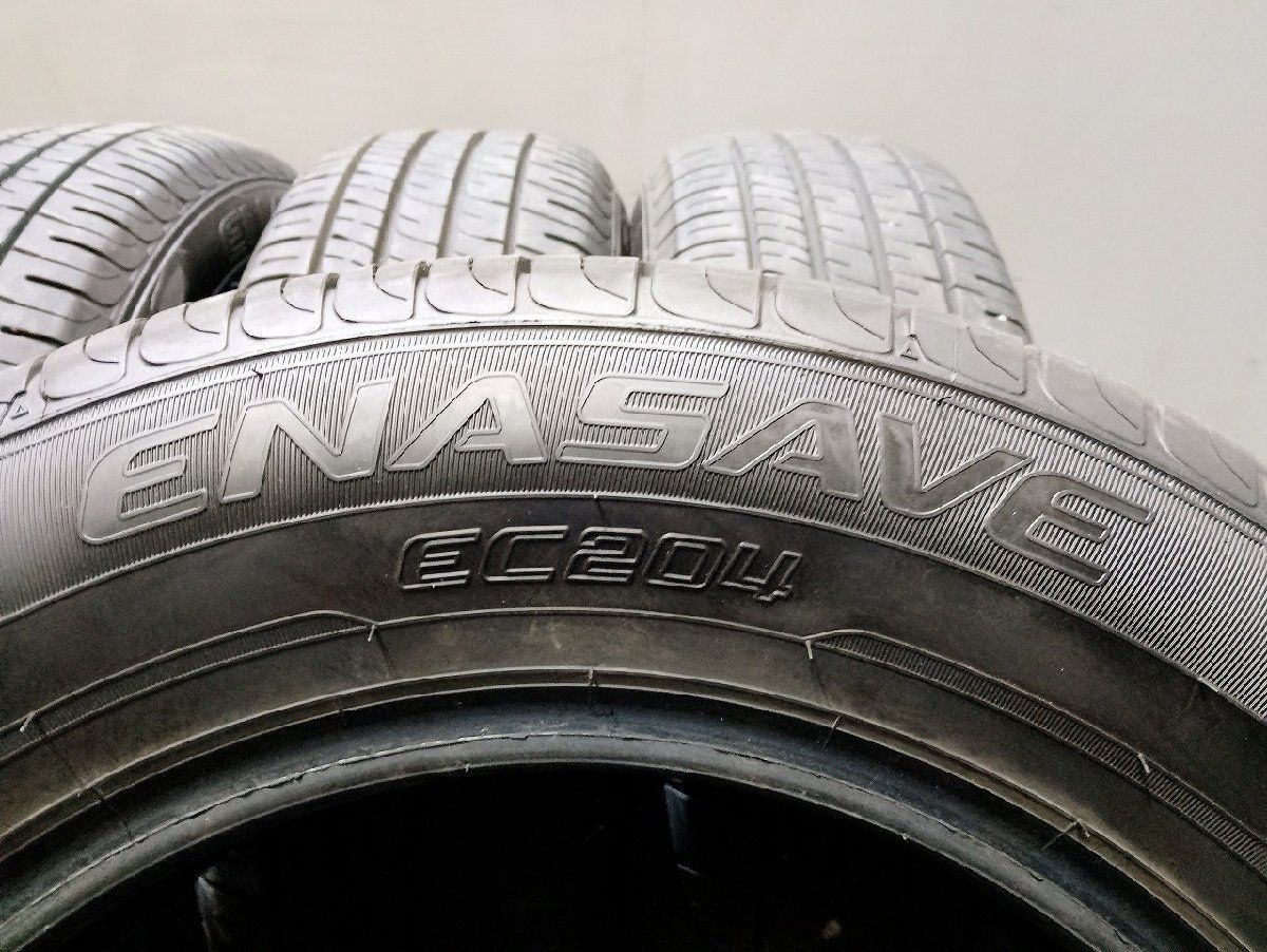 走行短め】DUNLOP ENASAVE EC204 215/65R16 16インチ 夏タイヤ 4本 25年製