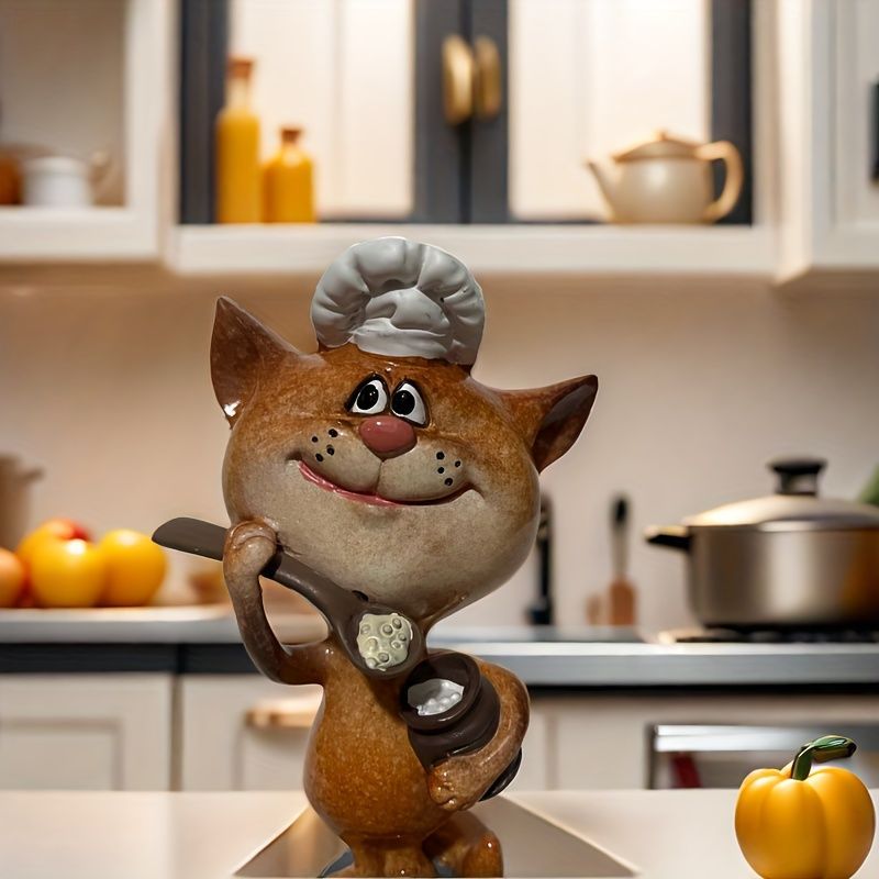 シェフの格好をしたネコ ねこ