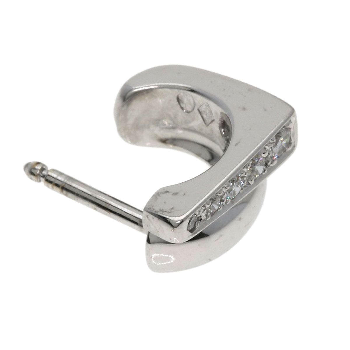 FRED フレッド サクセス ダイヤモンド ピアス K18WG レディース [中古