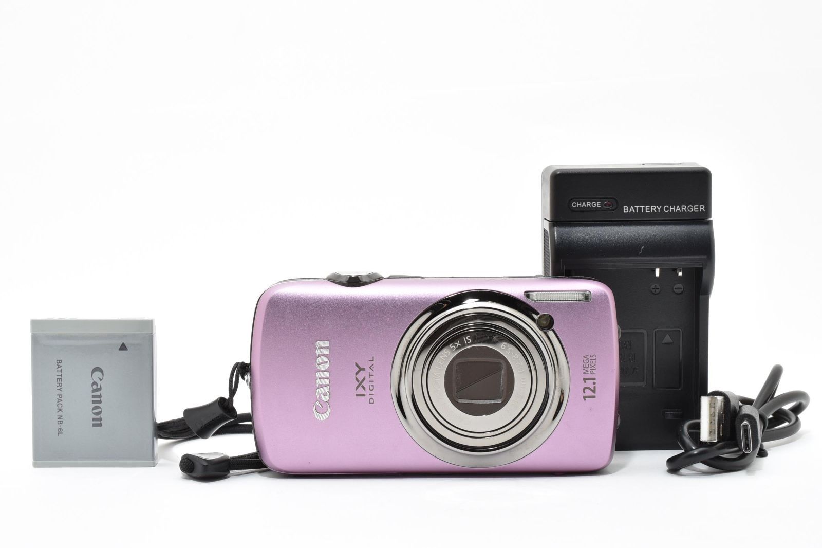 美品 Canon IXY DIGITAL 930IS パープル デジカメ 美品 返品保証 