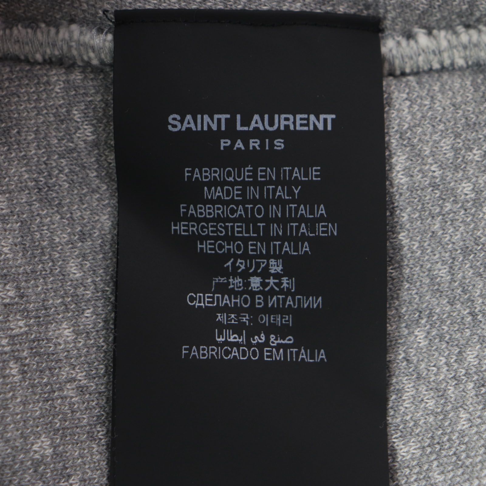 未使用品▽SAINT LAURENT サンローラン 2022年製 704159 コットン 