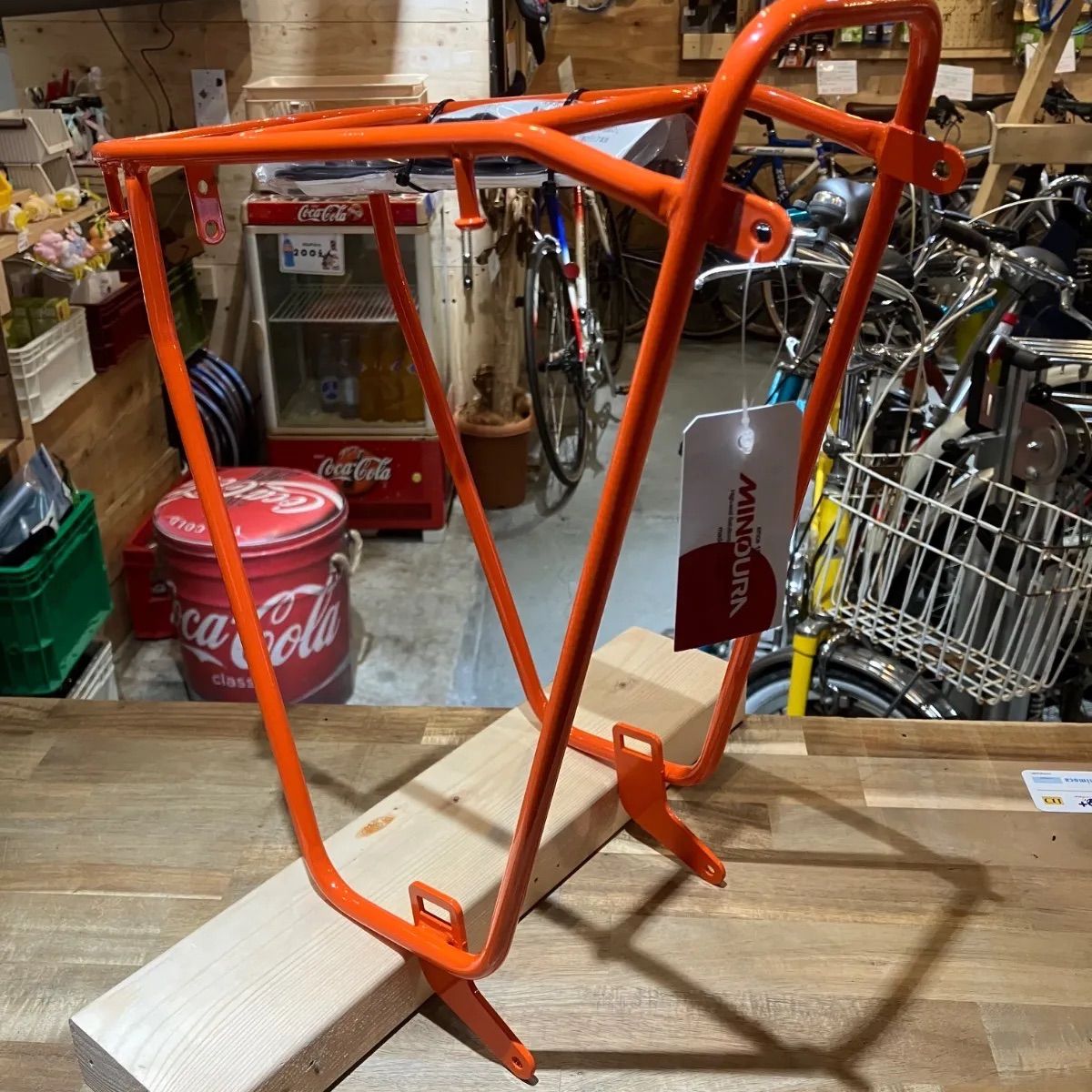 MINOURA GV-R700 リアキャリア OLD MTB、クロモリバイク、ピストの