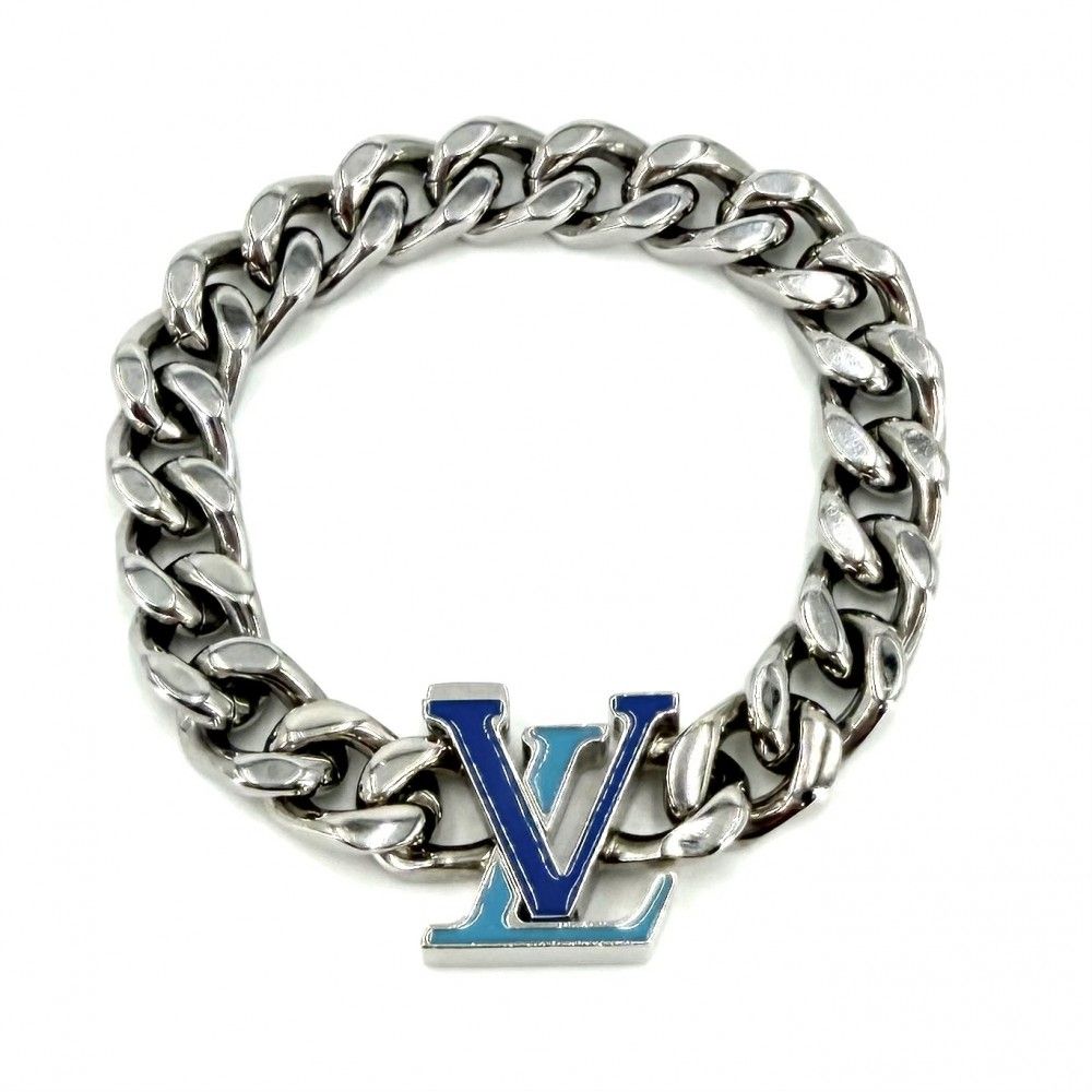 ルイヴィトン ブレスレット メンズ モノグラム ブラスレ・LVチェーン
