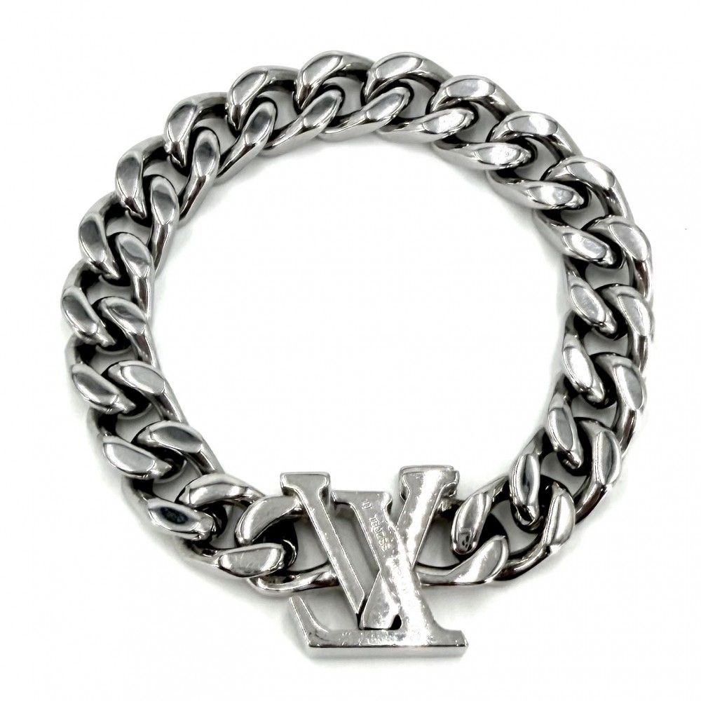 ルイヴィトン ブレスレット メンズ モノグラム ブラスレ・LVチェーン