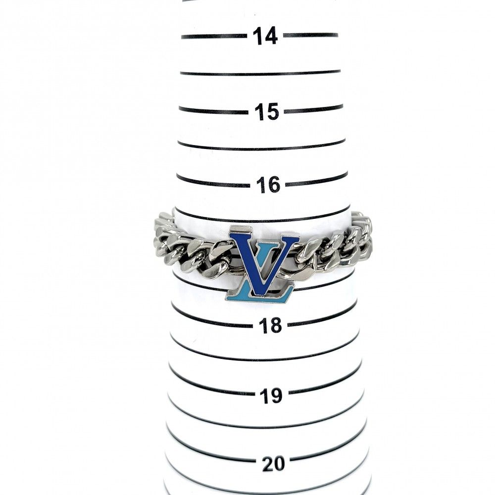 ルイヴィトン ブレスレット メンズ モノグラム ブラスレ・LVチェーン