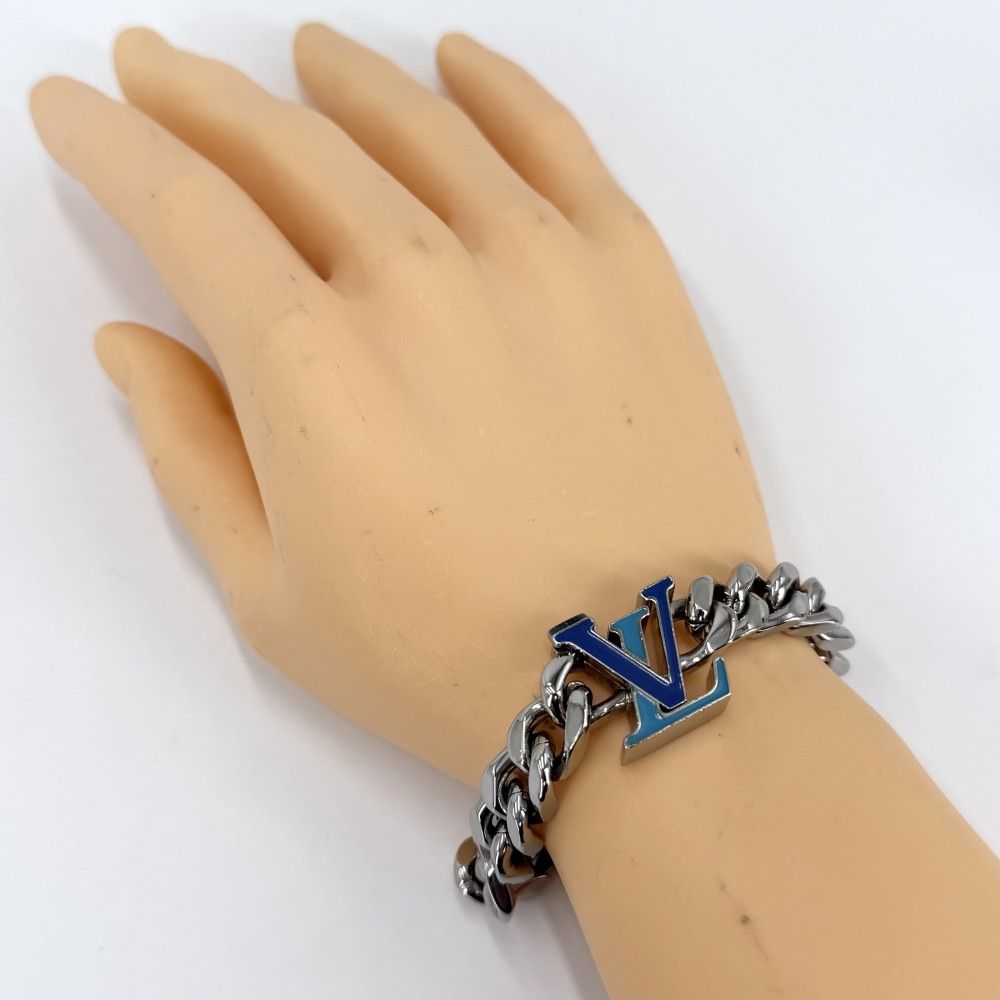 ルイヴィトン ブレスレット メンズ モノグラム ブラスレ・LVチェーン