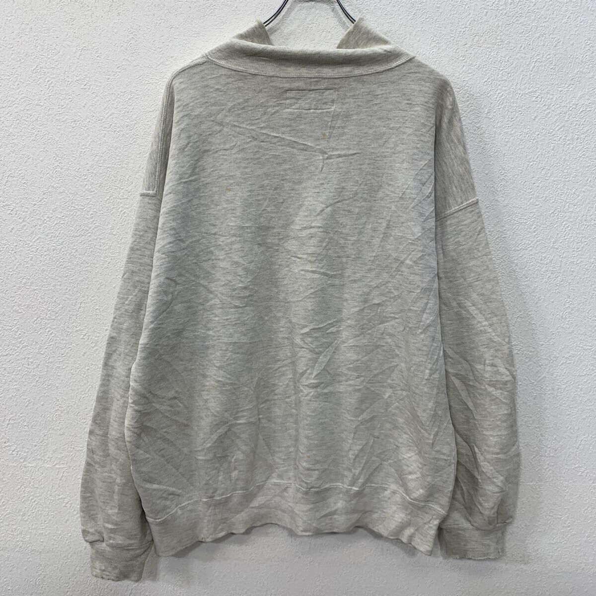90s USA製 RUSSELL ATHLETIC 無地スウェット トレーナー XL グレー 