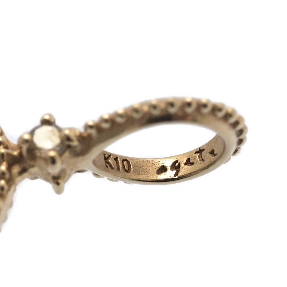 美品 0.01ct agete アガット ダイヤモンド チャーム ペンダントトップ