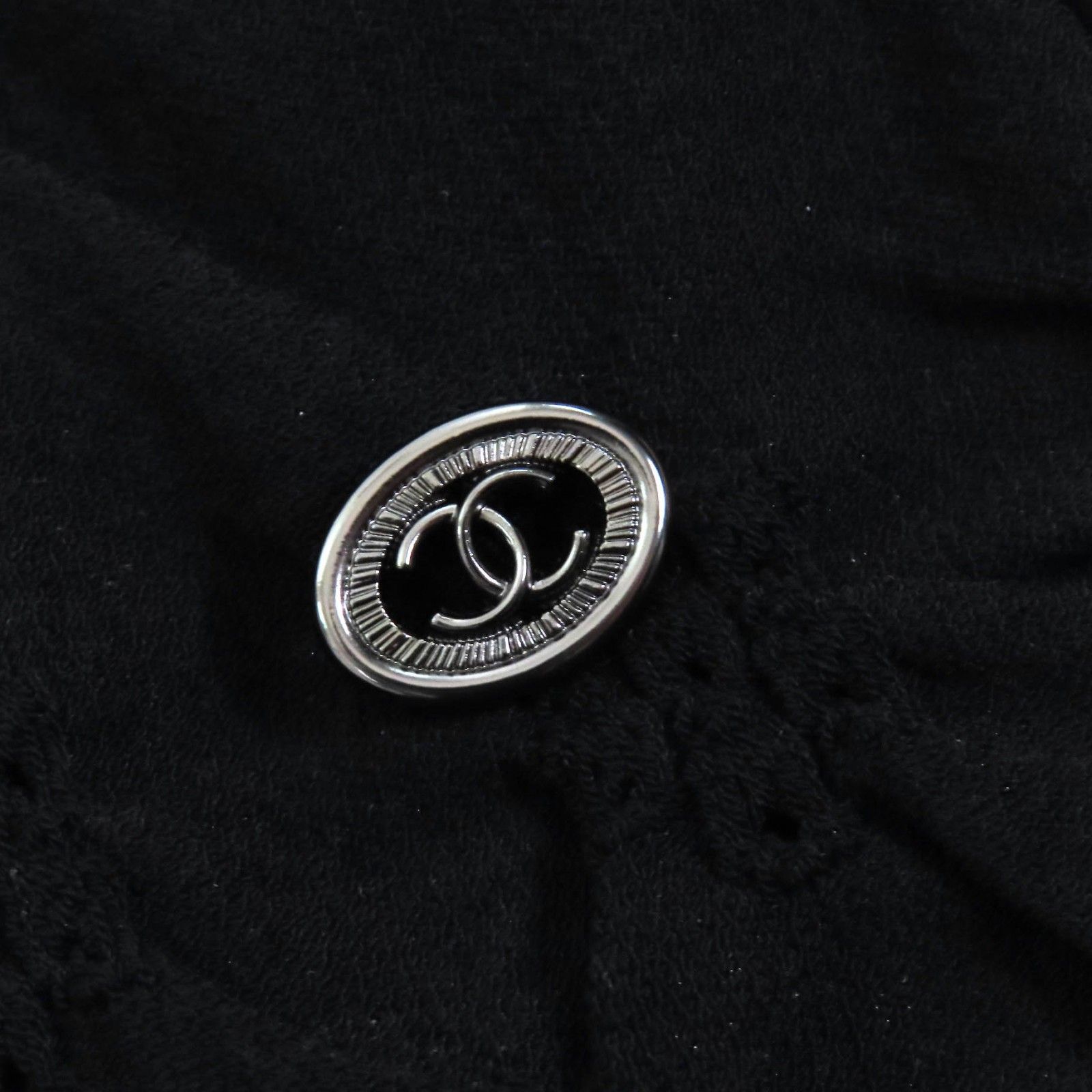極美品△CHANEL シャネル P40325 ココマークプレート 総柄デザイン 七 