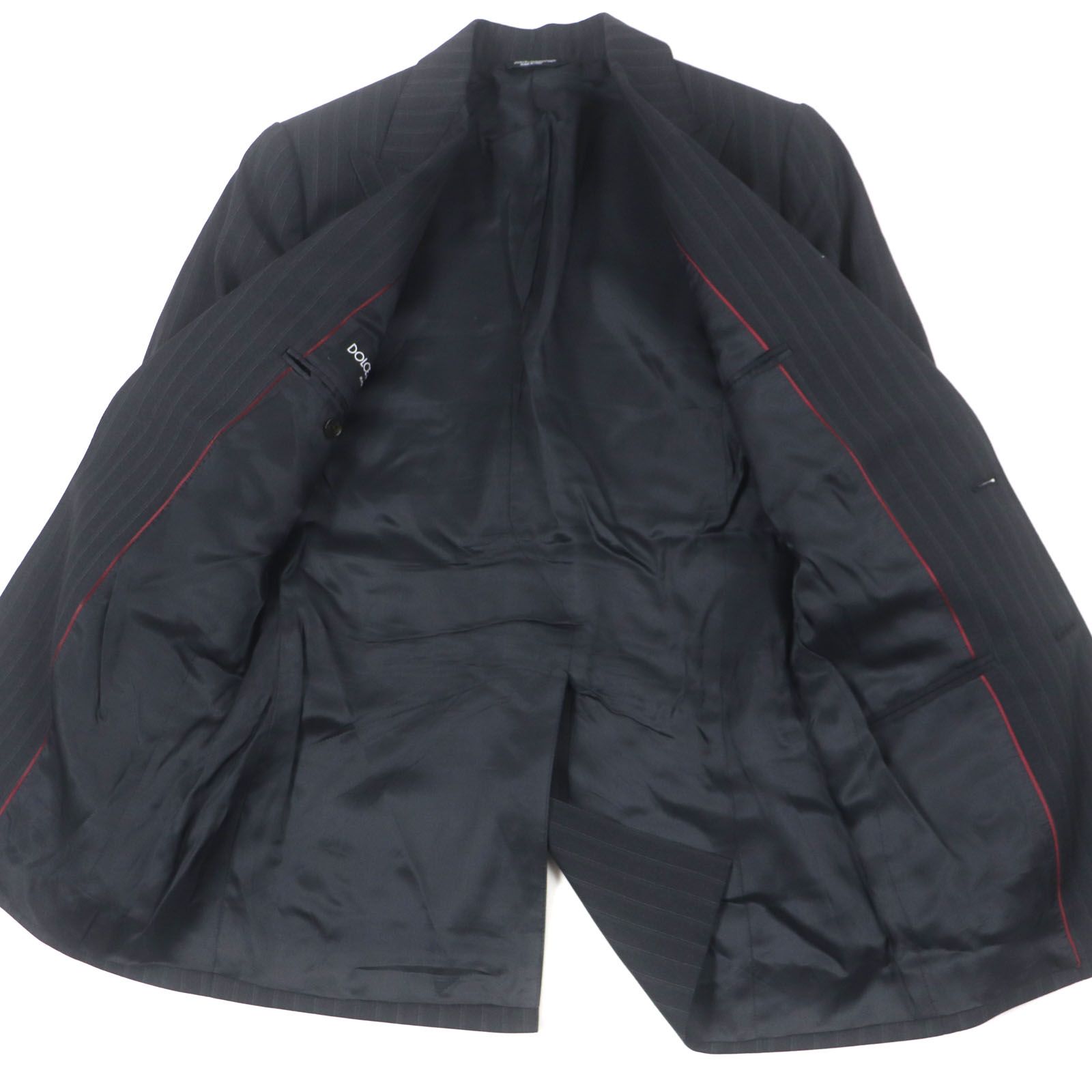 極美品▽DOLCE&GABBANA ドルチェ＆ガッバーナ SICILIA ウール100% 黒