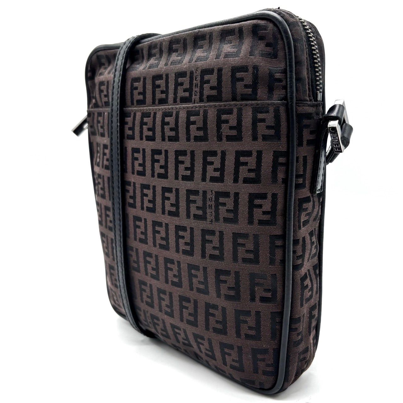良品】FENDI フェンディ ズッキーノ キャンバス ショルダーバッグ 