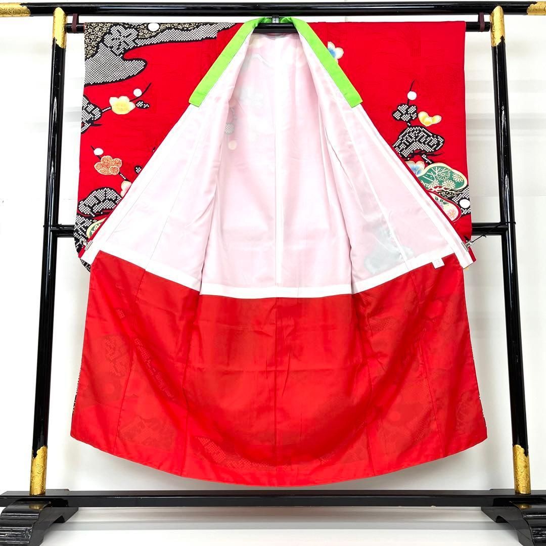 着物と帯 時流 O 24-41◆七五三 7才女の子着物 長襦袢◆正絹 取扱