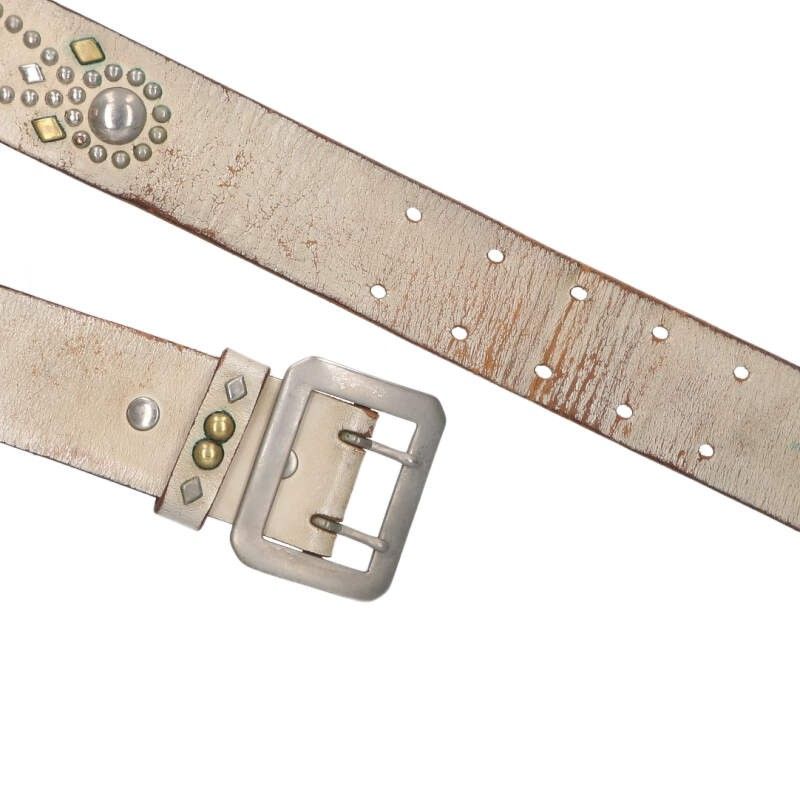 ウルフズヘッド スタッズ装飾レザーベルト メンズ - メルカリ