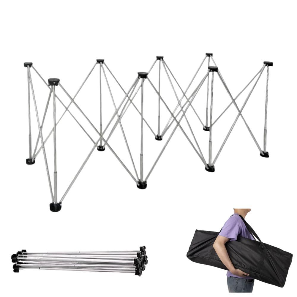 折りたたみ 作業台 伸縮 ステンレス 8脚 高さ約72 cm 収納ケース付き DIY 木工 大工 ワークテーブル ペケ台 対応 社外品