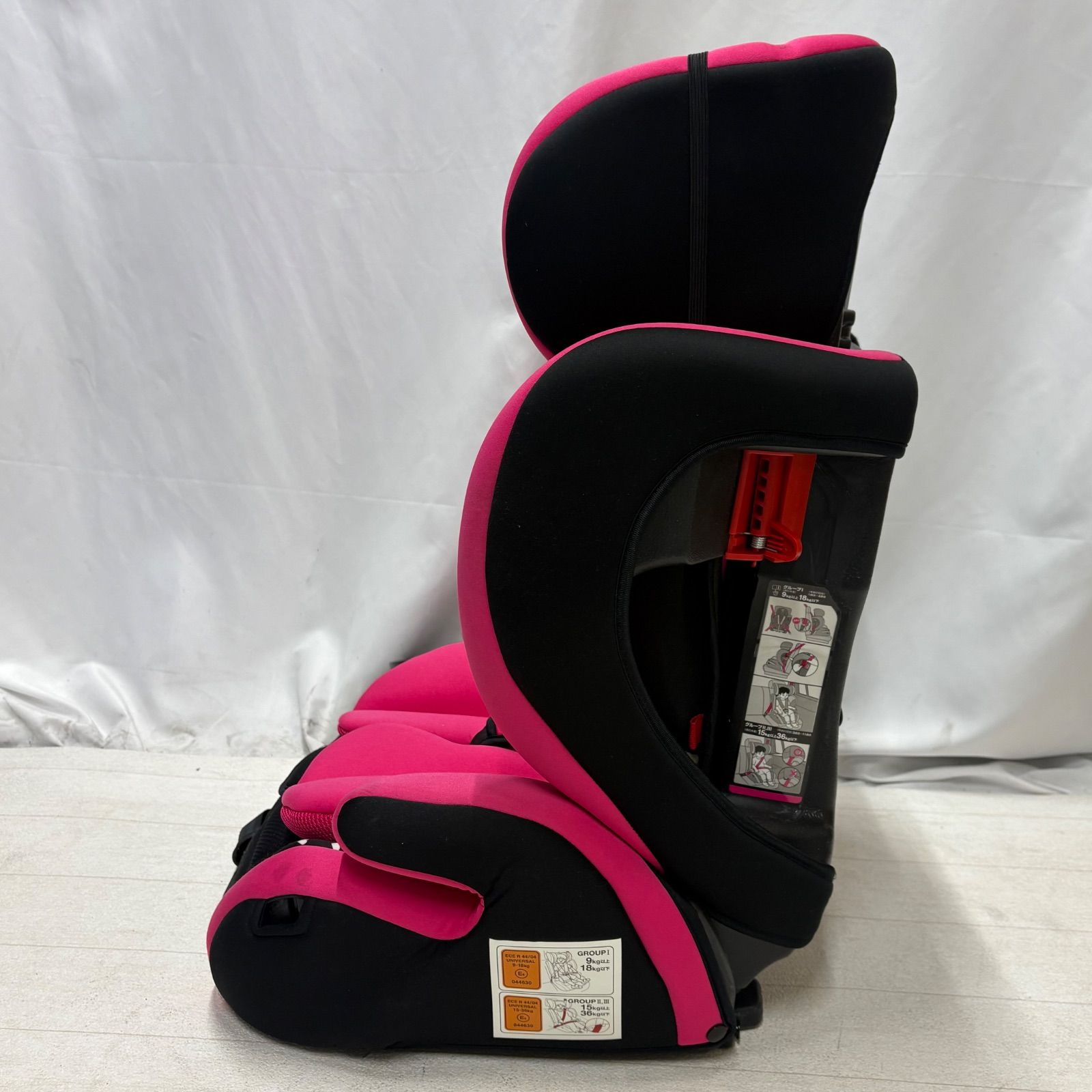 【西松屋限定】ミニーマウス チャイルドシート ピンク 限定モデル 廃盤 西松屋限定】ミニーマウス チャイルドシート ピンク 限定モデル 廃盤