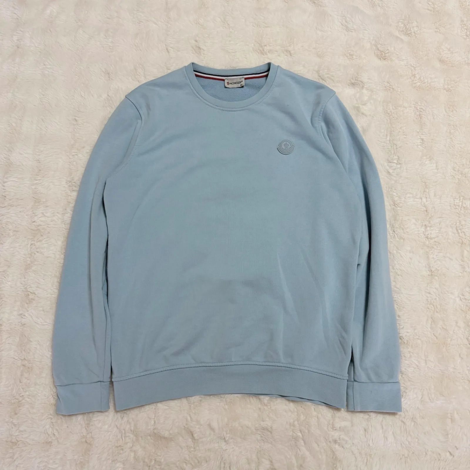 MONCLER モンクレール スウェット トレーナー M 水色 ライト MONCLER モンクレール スウェット トレーナー M 水色 ライト