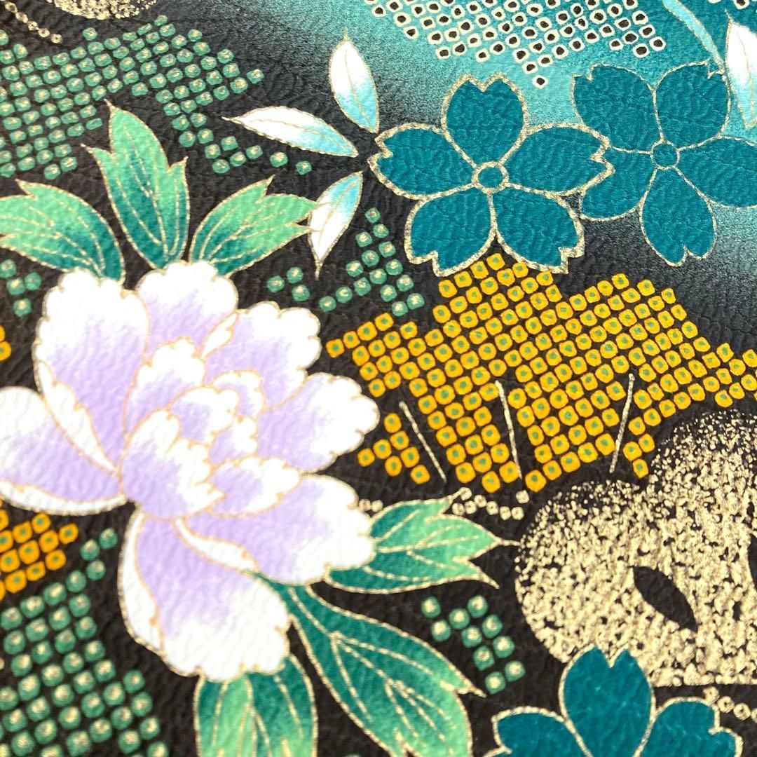 着物と帯 時流】O24-27y◇七五三 7才女の子着物◇手描き友禅百貨店取扱