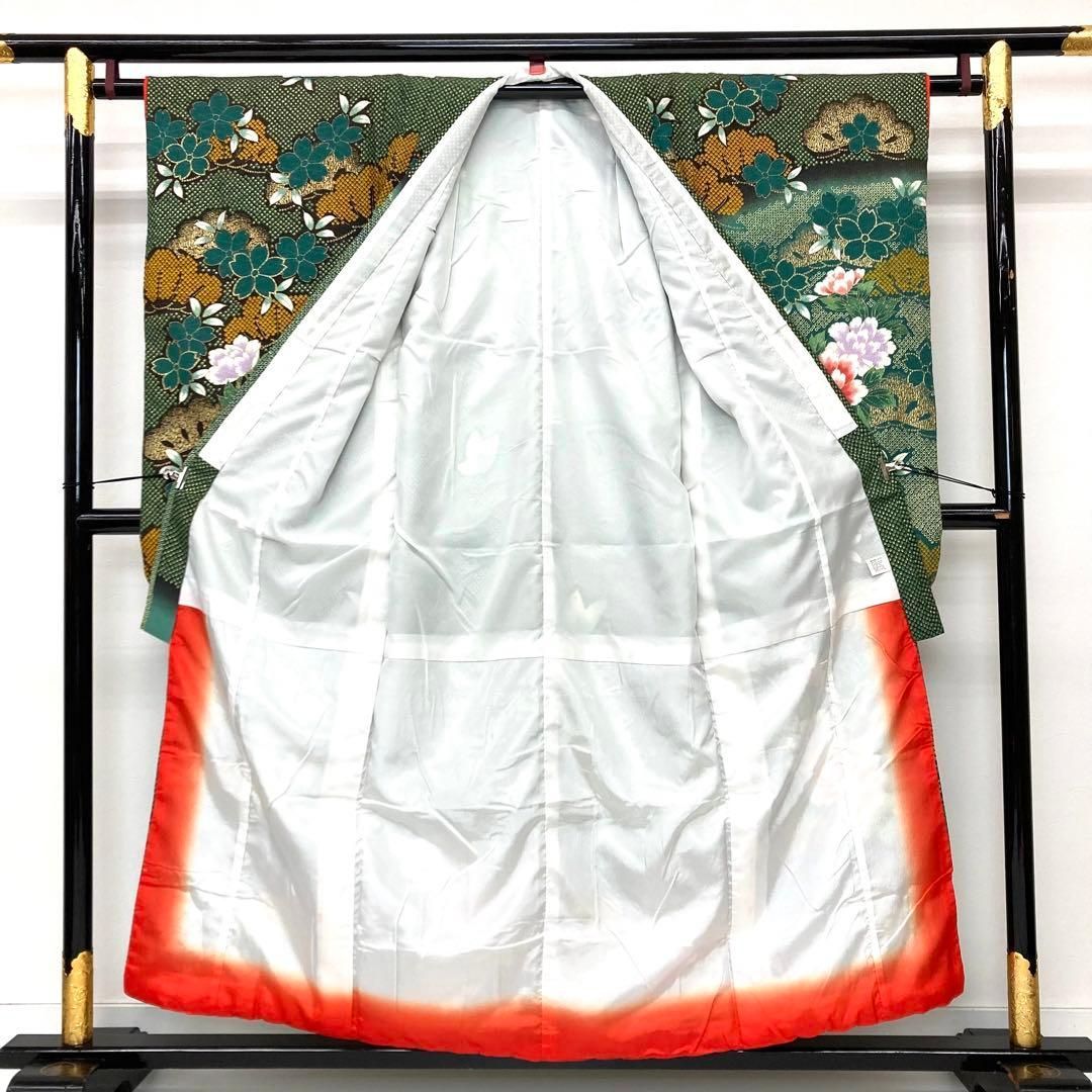 着物と帯 時流】O24-27y◇七五三 7才女の子着物◇手描き友禅百貨店取扱