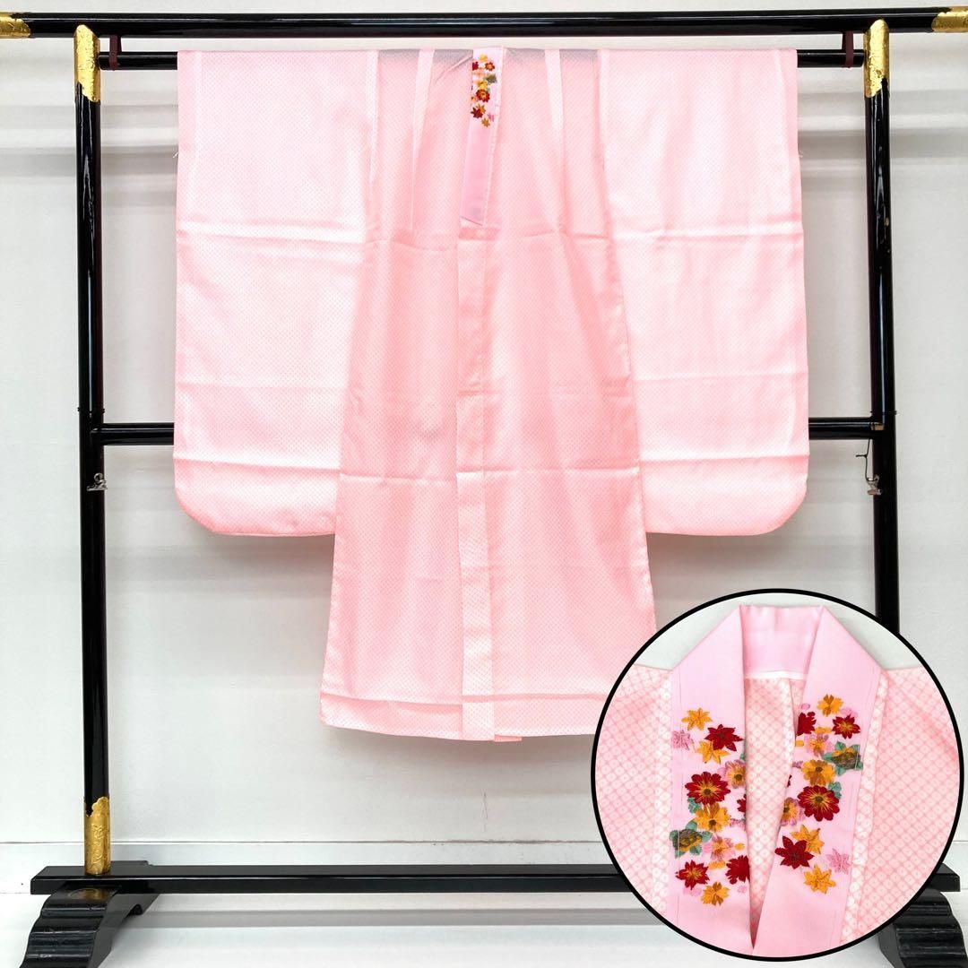 着物と帯 時流】O24-27y◇七五三 7才女の子着物◇手描き友禅百貨店取扱