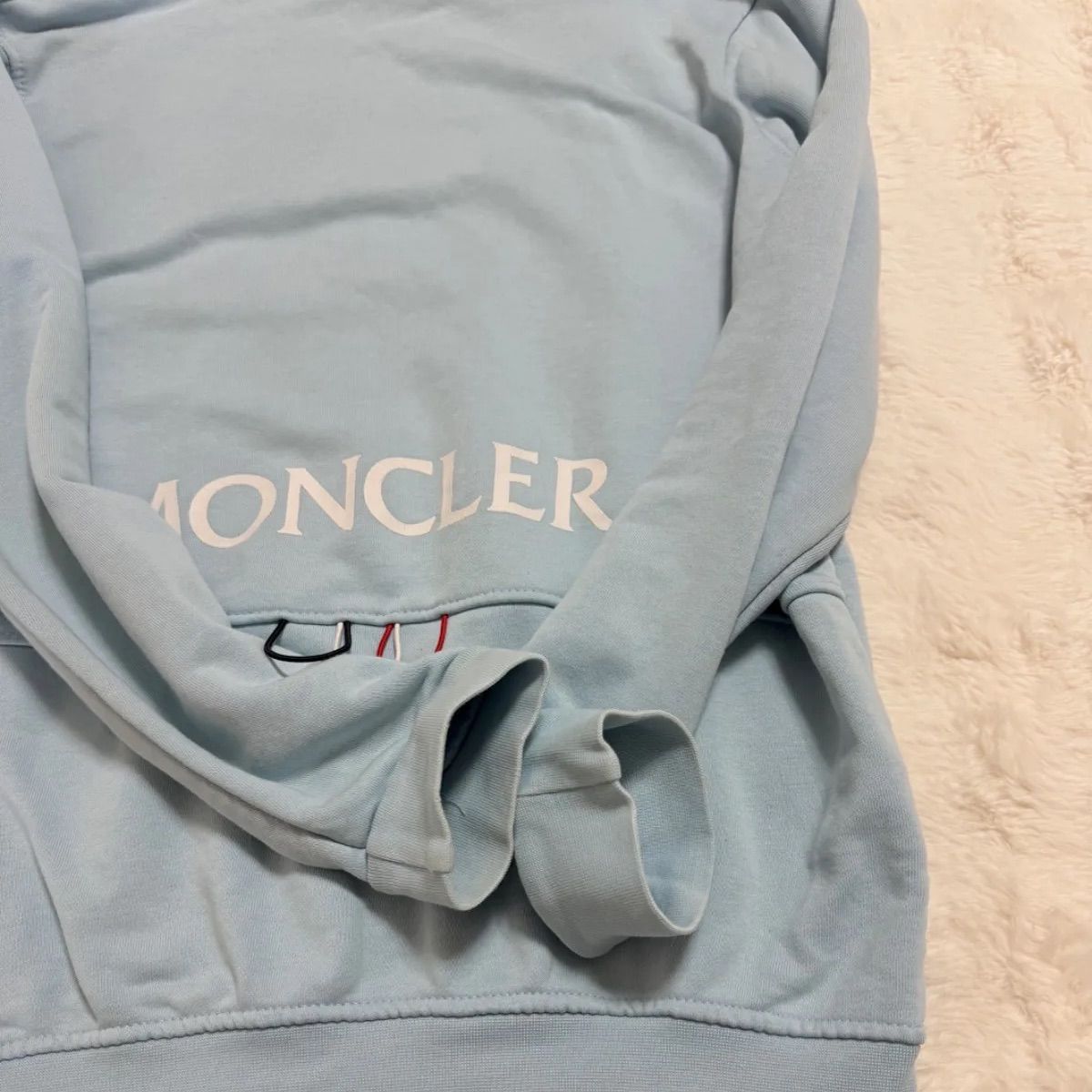 MONCLER モンクレール スウェット トレーナー M 水色 ライトブルー 