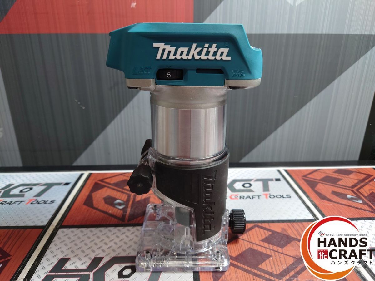 マキタ makita RT 40 D 充電式トリマ ストレートガイド トリマガイド付き ハンズ