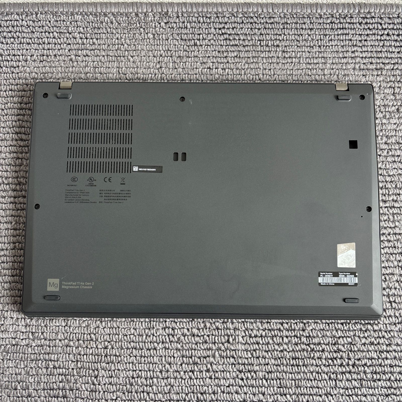 lenovo thinkpad T14s Gen 2 i7-1185G7 メモリ32GB SSD512GB タッチ