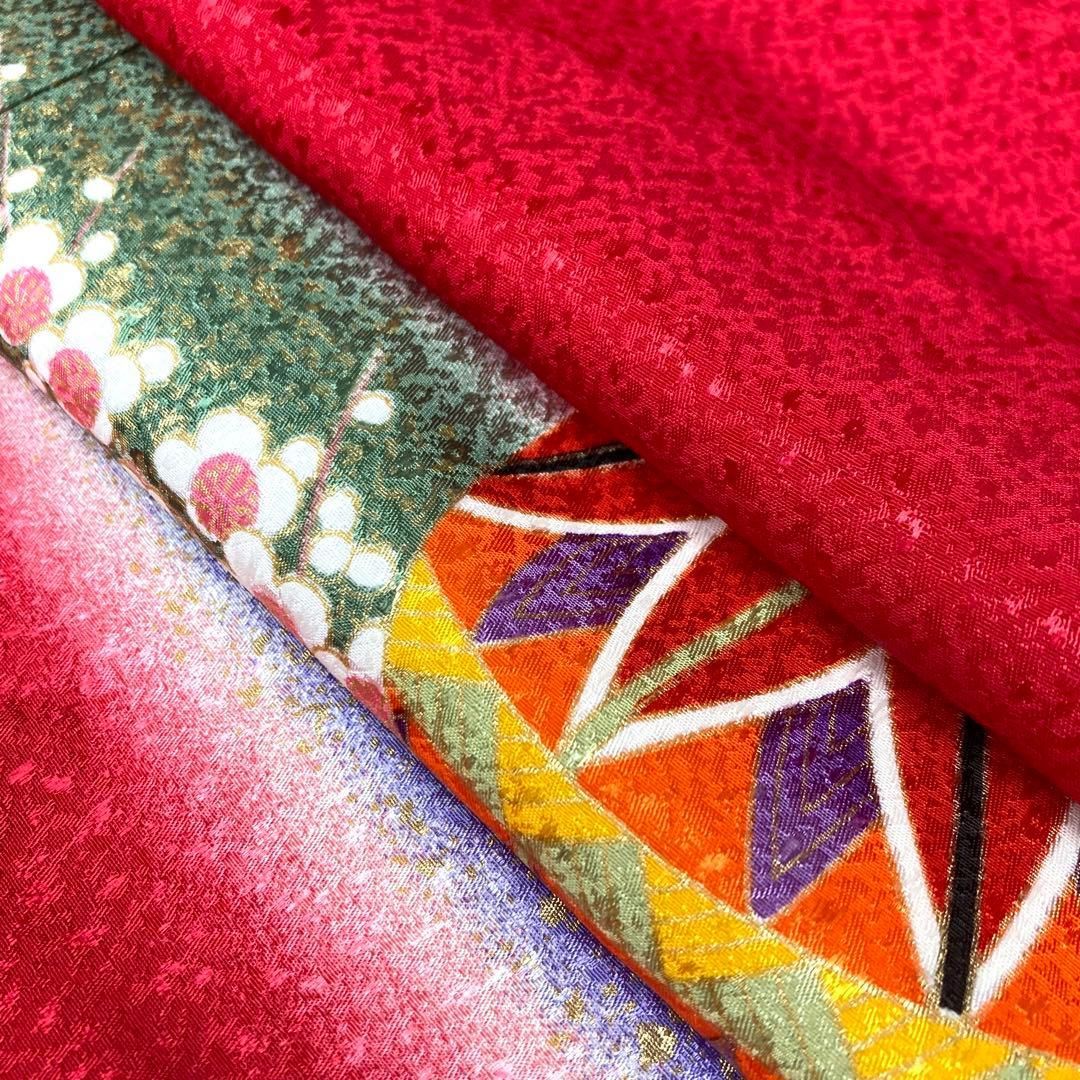 着物と帯 時流】O24-26y◇七五三 7才女の子着物◇手描き友禅百貨店取扱