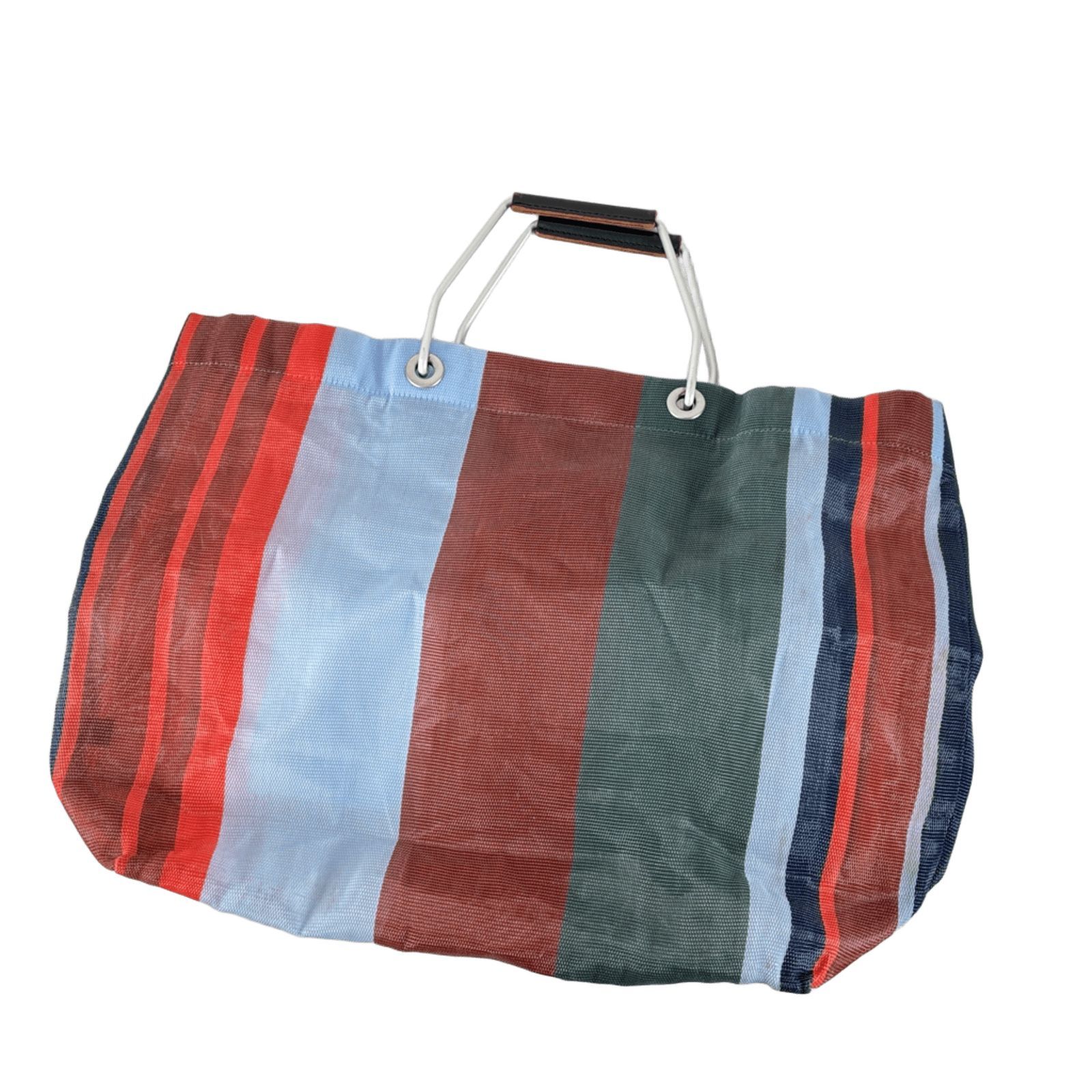 MARNI マルニ ストライプ メッシュトートバッグ - メルカリ