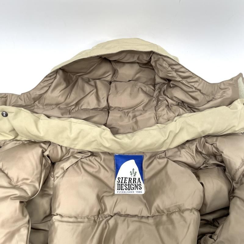 【中古】SIERRA DESIGNS ミドルレンジ 中綿ジャケット サイズL ベージュ 20966123 シエラデザインズ[17][240017752695] 中古】SIERRA DESIGNS ミドルレンジ 中綿ジャケット サイズL ベージュ