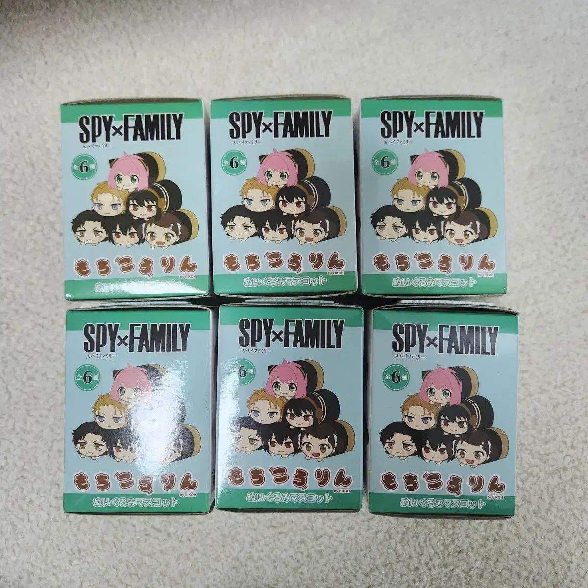 SPY×FAMILY スパイファミリー もちころりん フルセット ボックス ロイド アーニャ ヨル ユ ガラス ダミアン ベッキー