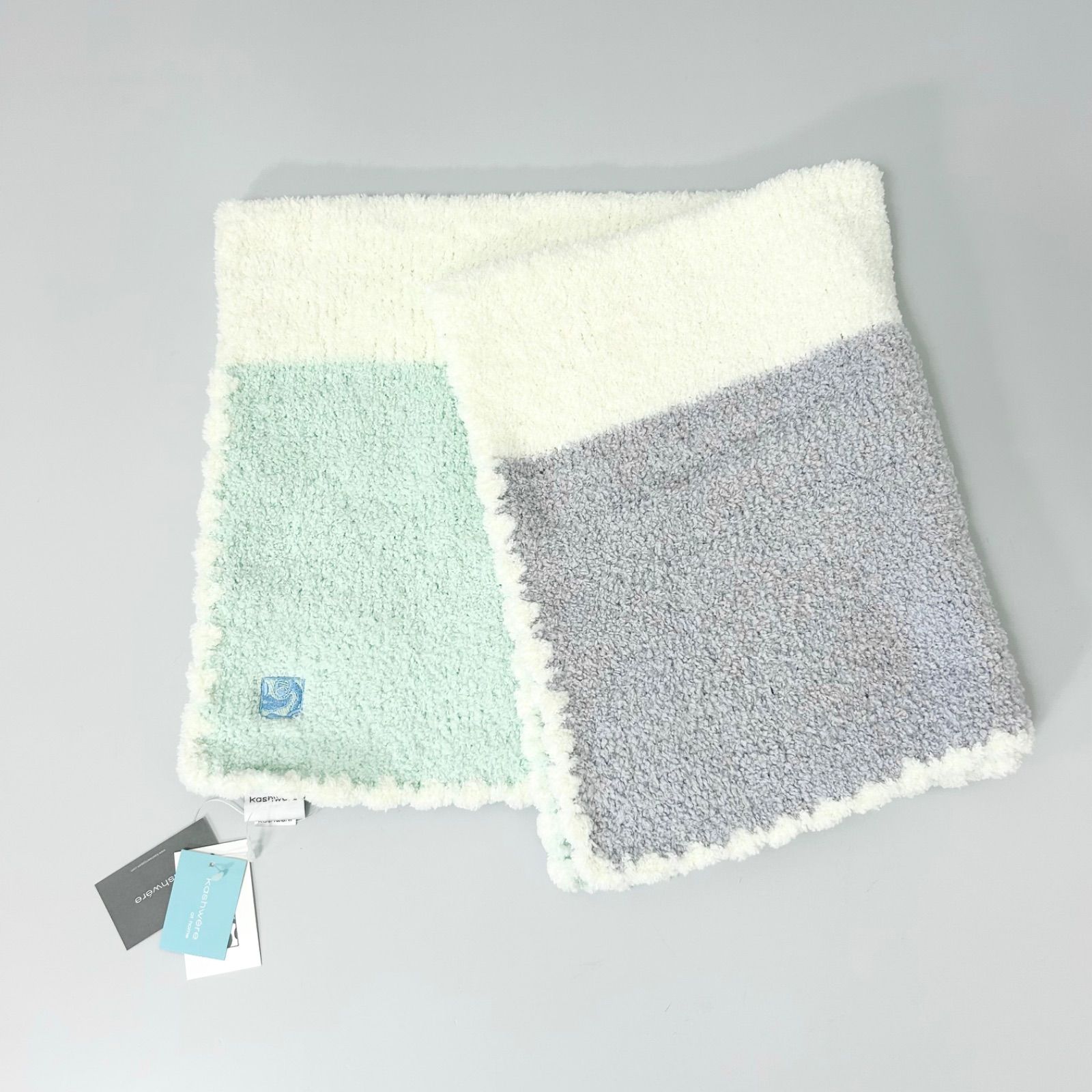 kashwere カシウエア 78×78cm BABY BLANKET MULTI STRIPE ベビー
