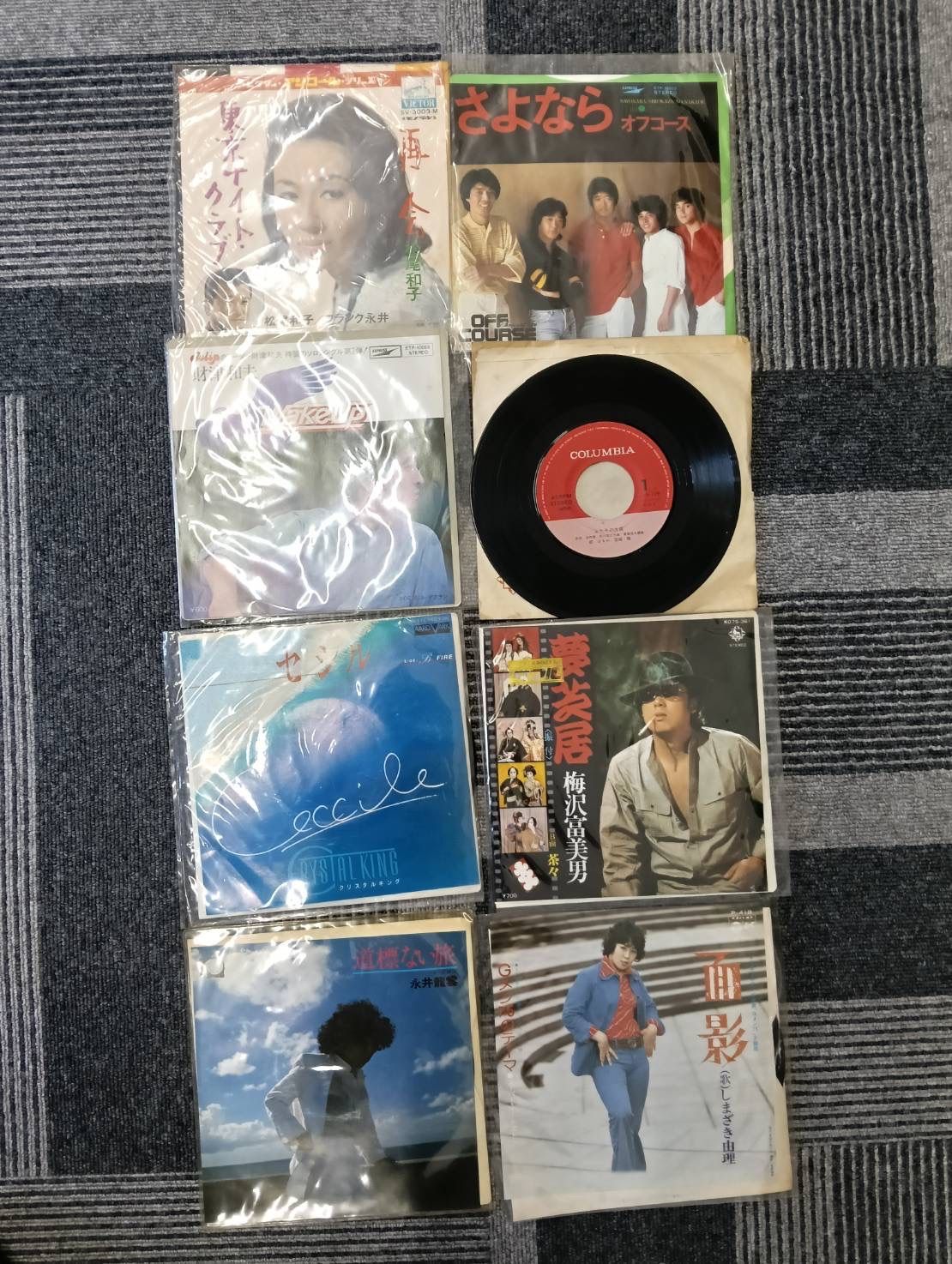 品 オフコース クリスタルキング 梅沢富美男 渋谷哲平 郷ひろみ 海援隊 サーカス 長渕剛 谷村新司 サザンオールスターズ 浜田省吾 西城秀樹 TONY 佐野元春 他レコード セット 音楽 LP