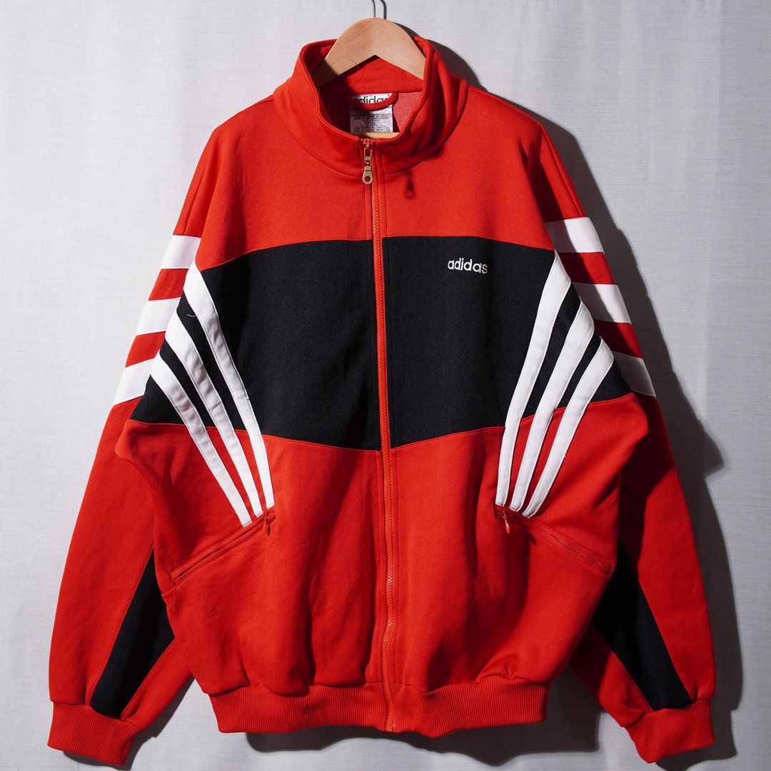 アディダス adidas トラックジャケット XL レッド 00s ヴィンテージ